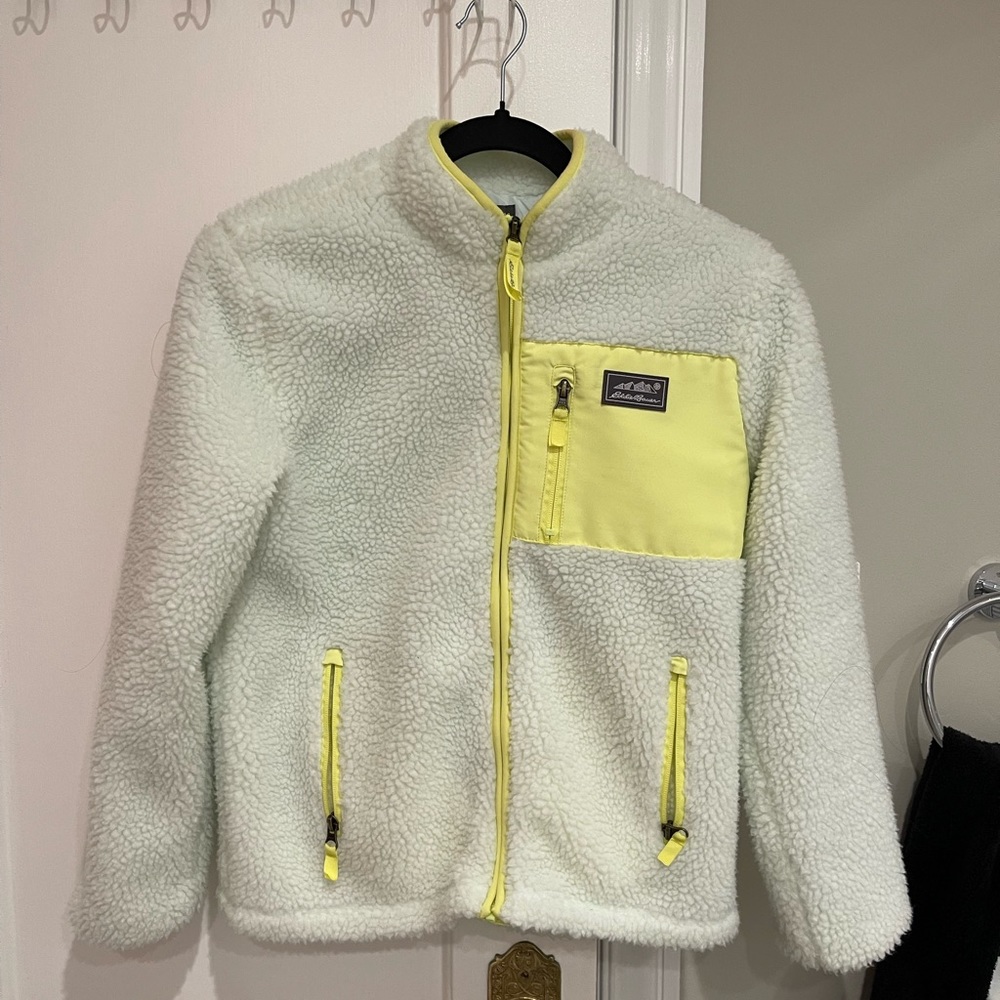 Eddie Bauer sherpa fleece jacket
